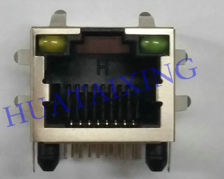 網絡插座 RJ45帶燈(dēng)帶彈片